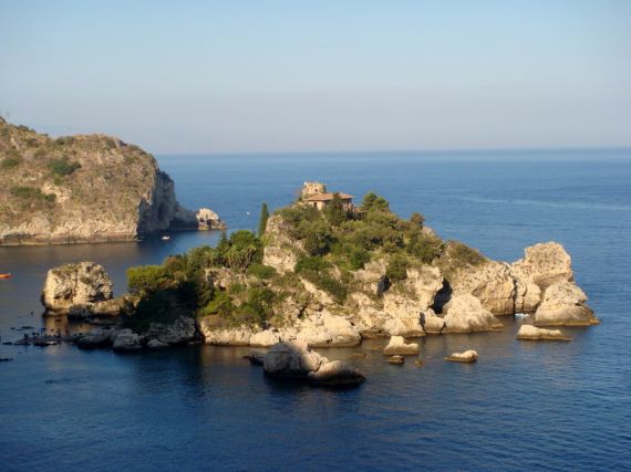 Isola Bella bei Taormina in Sizilien